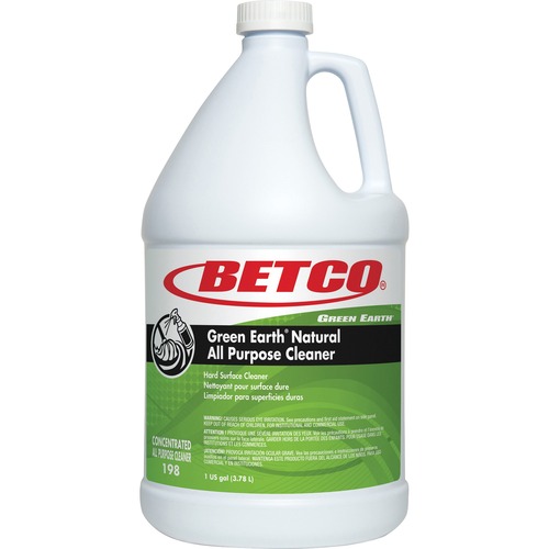 Betco Corporation  All-purpose Cleaner, Conc, Bio-based, 1 Gal, 4/CT, Green