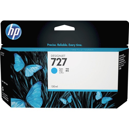Hewlett-Packard  Ink Cartridge, DesignJet T2500, 130-ml, Cyan