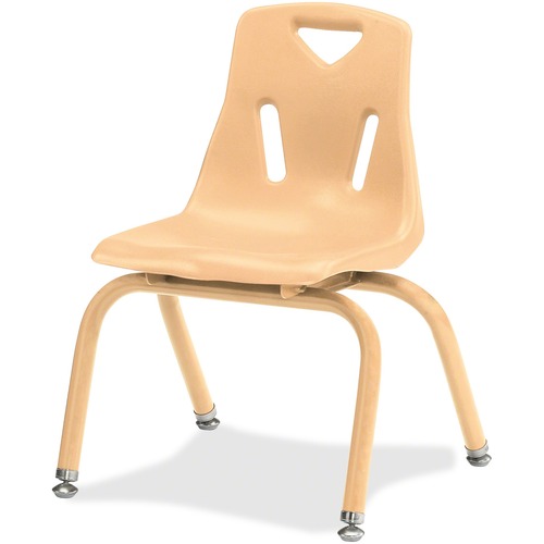 Jonti-Craft, Inc.  Plastic Stacking Chairs, 12" H, Camel