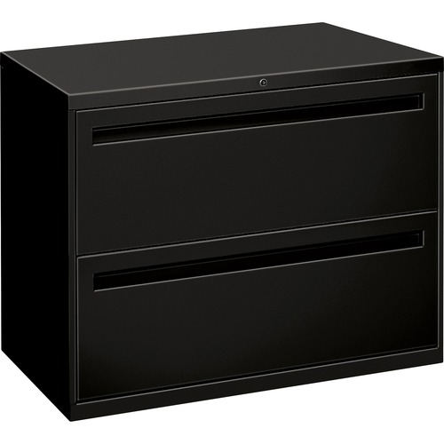 700 SERIES TWO-DRAWER LATERAL FILE, 36W X 18D X 28H, BLACK