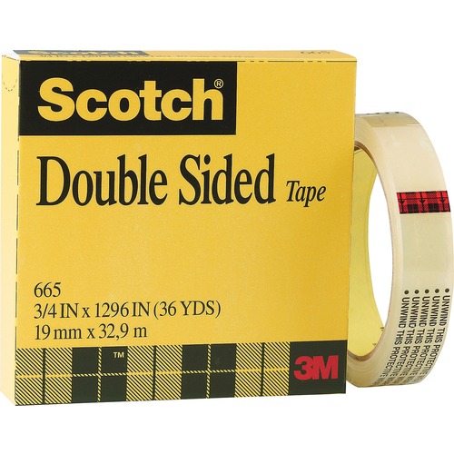 TAPE,DBLSIDED,1/2X1296,2PK