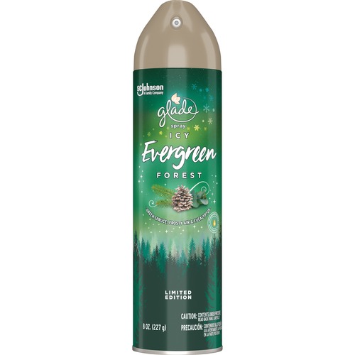 S.C. JOHNSON & SON, INC  Air Freshener, Spray, Icy Evergreen Forest Scent, 8 oz