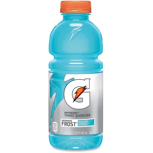 G-Series Perform 02 Thirst Quencher, Glacier Freeze, 20 Oz Bottle, 24/carton