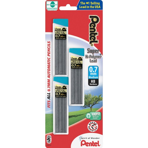 REFILL,LEAD,0.7MM,HB,3-PK