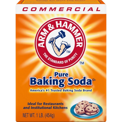 Church & Dwight Co., Inc.  Baking Soda, 1lb, 24/CT, White