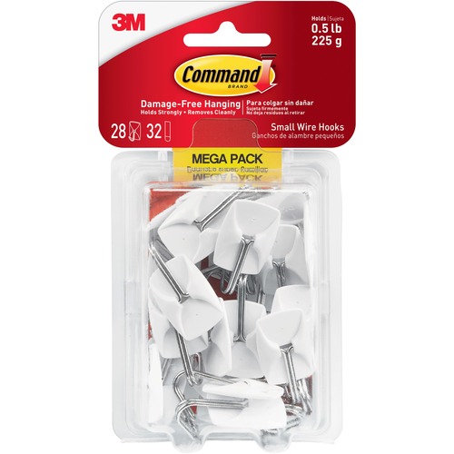 HOOKS,COMMAND,MEGAPACK,28PK