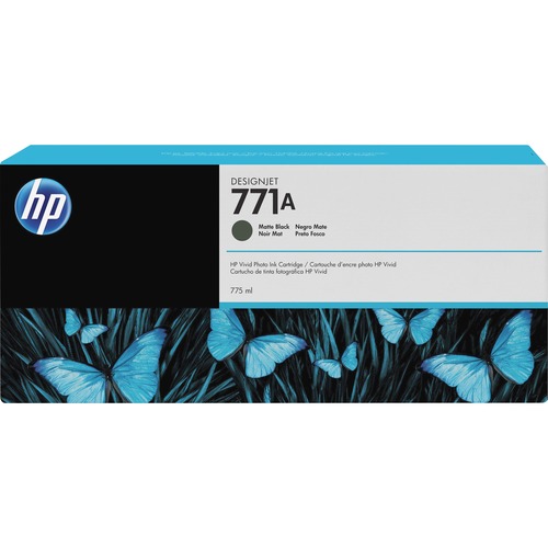 Hewlett-Packard  Ink Cartridge, HP771,775ML, Matte Black