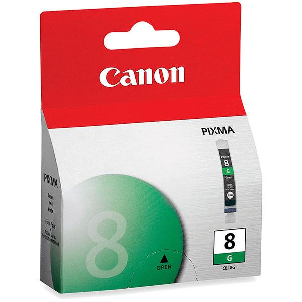Canon 0627B002 (CLI-8G) Green OEM Inkjet Cartridge