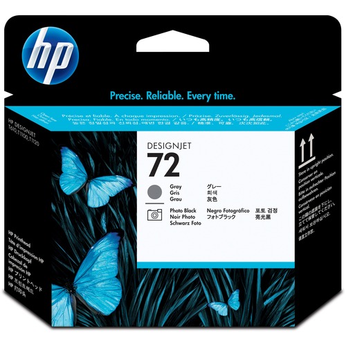 Hewlett-Packard  HP 72 Printhead Cartridge, Gray/Photo Black