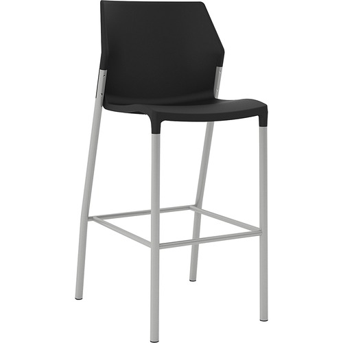 United Chair Company  Stool, Cafe Height, w/o Arms, 20"Wx20-1/2"Lx44"H, Black