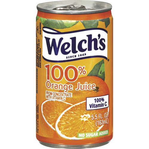 Welch's  Orange Juice, 100% Fruit Juice, 5.5 oz, 48/CT, MI