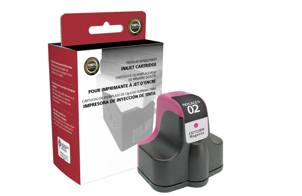 CIG Remanufactured High Yield Magenta Ink Cartridge (Alternative for HP C8772WN 02) (370 Yield)