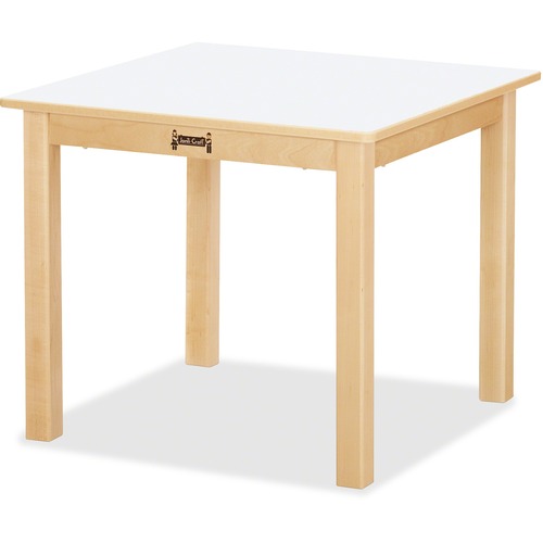 Jonti-Craft, Inc.  Multipurpose Table,Square,16"x24"x24",White