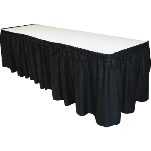 Table Set Linen-Like Table Skirting, 29" X 14ft, White