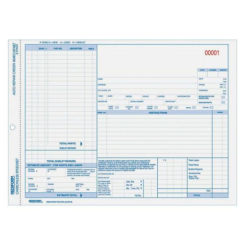 FORM,REPAIR,3PART,SPEEDISET