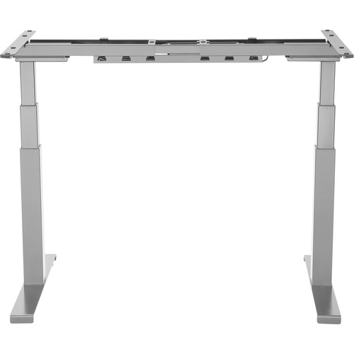 CAMBIO HEIGHT ADJUSTABLE DESK BASE (BASE ONLY), 72W X 30D X 50.25H, SILVER
