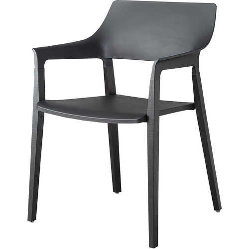 CHAIR,STACK,PLASTIC,BLK