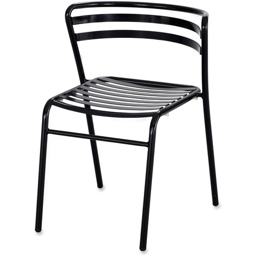 CHAIR,STACK,OUTDR,STEEL,BK