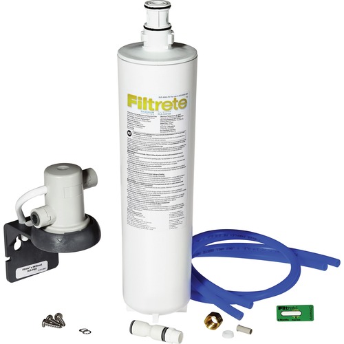3M  Water Filtration System, 3-1/2"Wx14"Lx3-1/2"H, White
