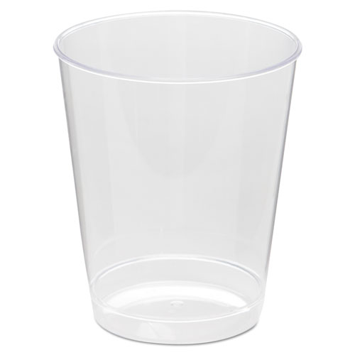 Comet Plastic Tumbler, 8 Oz., Clear, Tall, 25/pack