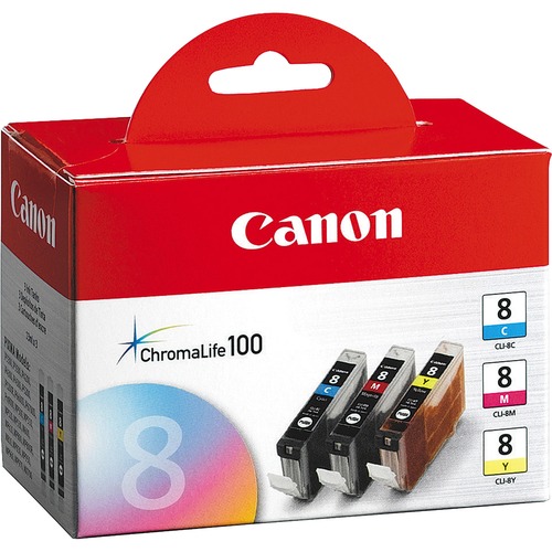 Canon  Ink Cartridge, 13 ml, 3/PK, Color