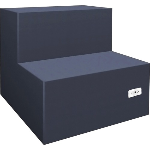 Highpoint  Seat, Two-Tier, w/ Power, 37"Wx40-1/2"Lx34-3/4"H, Navy