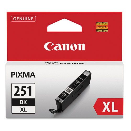Canon 6448B001 (CLI-251XL) Black OEM Inkjet Cartridge