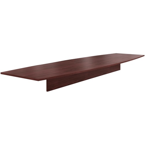 Preside Boat-Shaped Conference Table Top, 168 X 48, Mahogany