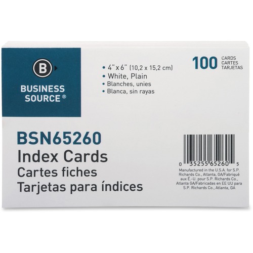 CARD,INDEX,PLAIN,4X6,WE