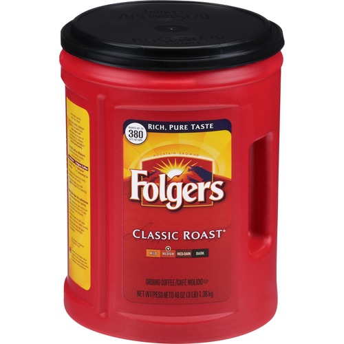 Folgers  Folgers Classic Roast Coffee, 48oz., Brown