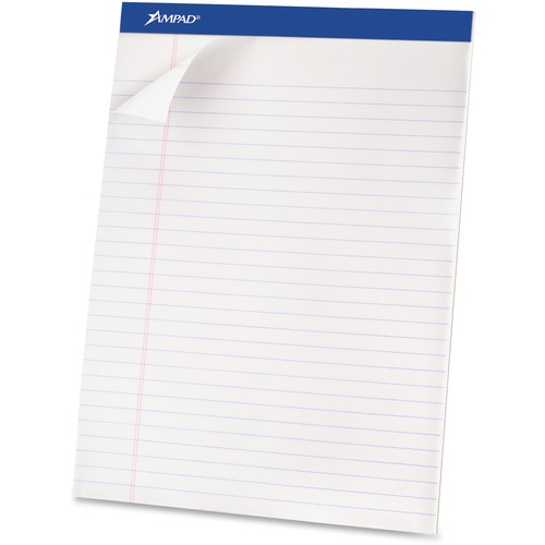 Tops  Perforated Pad, Legal, 50 Sheets/Pad, 8-1/2"x11-3/4", WE