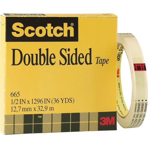 TAPE,DBLCOAT,3""CORE,.5""W