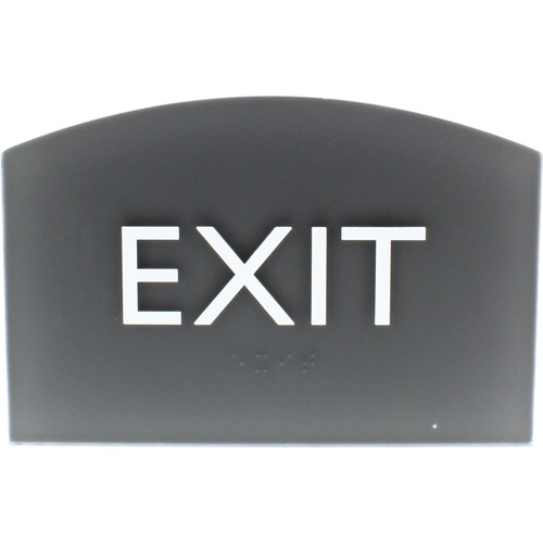 SIGN,4.5X6.75,ADA,EXIT,DG