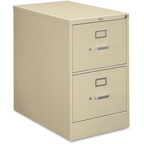 The HON Company  Filing Cabinet, 2-Drawer, Lgl, 18-1/4"Wx28-1/2"Dx29"H, Putty