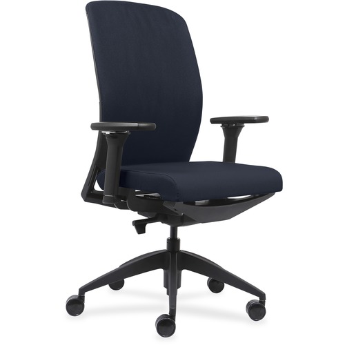 CHAIR,FABRIC,HIGHBACK,DK,BL