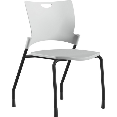 9to5 Seating  Stack Chair,Armless,21"x26"x33",WE Plastic/BK Frame