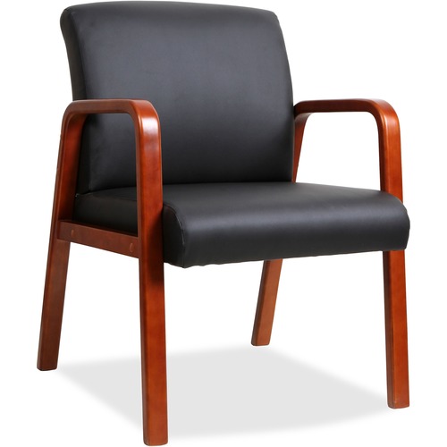 CHAIR,GUEST,WOOD,BLK/CHY