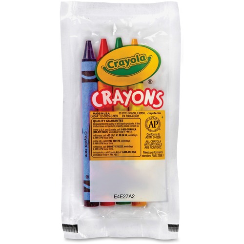 CRAYONS,CELLO PACK,4CT