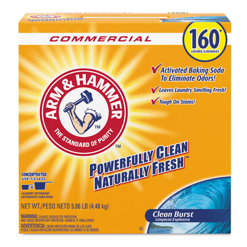 POWDER LAUNDRY DETERGENT, CLEAN BURST, 9.86 LB, BOX, 3/CARTON