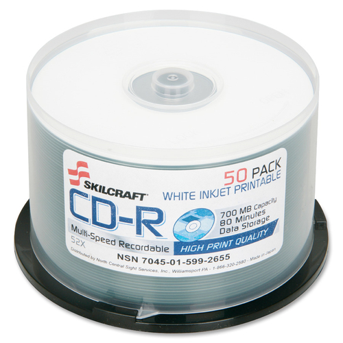 CD-R,RECORDABLE,50PK,WE