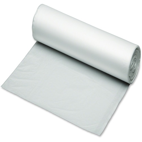 SKILCRAFT HIGH DENSITY (HDPE) CORELESS ROLL CAN LINERS--NATURAL, 10 GAL, 8 MICRONS, 24" X 24", NATURAL, 1,000/BOX