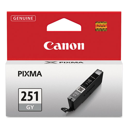 Canon 6517B001 (CLI-251) Gray OEM Inkjet Cartridge
