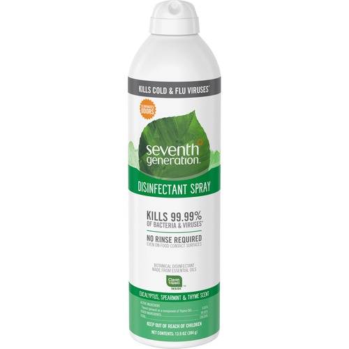 Seventh Generation  Disinfectant Spray, Eucalyptus, 13.9oz, 8/CT, CL