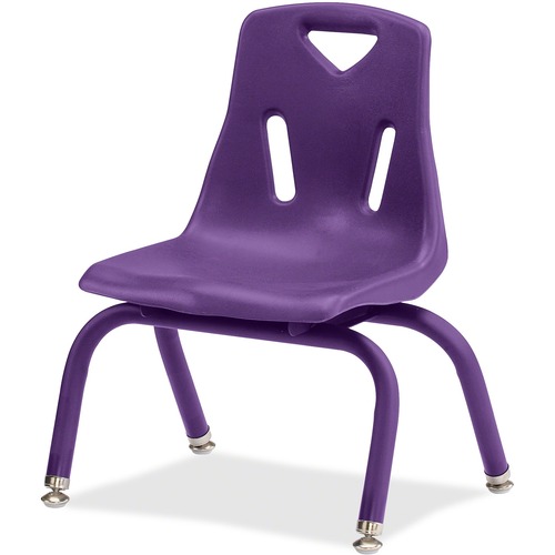 Jonti-Craft, Inc.  Plastic Stacking Chairs, 10" H, Purple