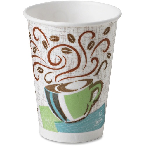 Perfectouch Paper Hot Cups, 12 Oz, Coffee Haze, 160/pack, 960/carton