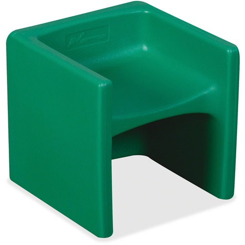 CHAIR,CUBE,MULTI-USE,GREEN