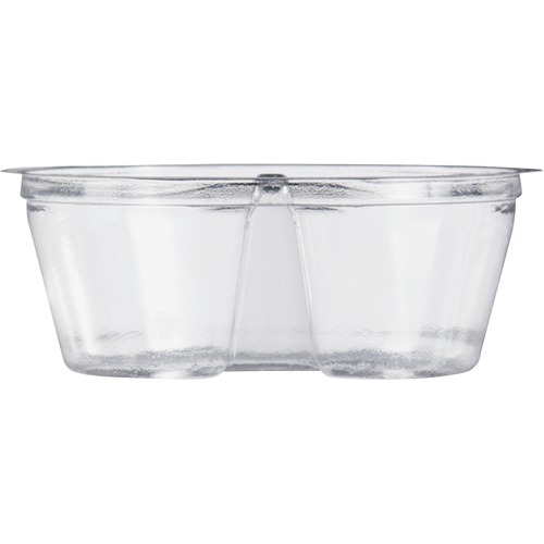 Clear Pet Cups With Single Compartment Insert, 12 Oz, Clear, 500/carton