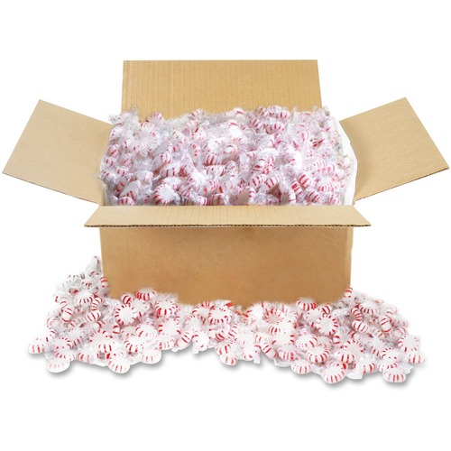 Candy Tubs, Starlight Peppermints, Individually Wrapped, 10 Lb Value Size Box