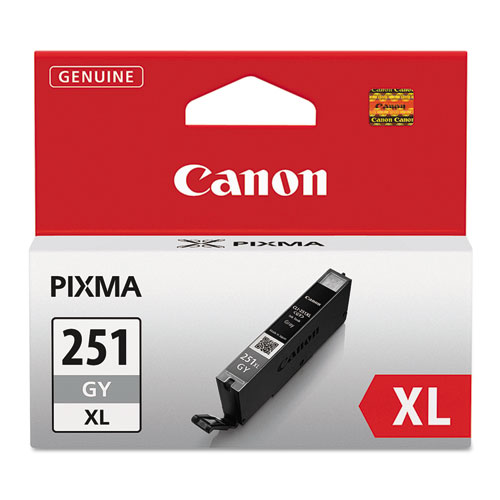 Canon 6452B001 (CLI-251XL) Gray OEM Inkjet Cartridge