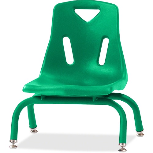 Jonti-Craft, Inc.  Stacking Chairs,w/Powder-Coat,8" Seat,17.5"x15.5"x16.5",GN